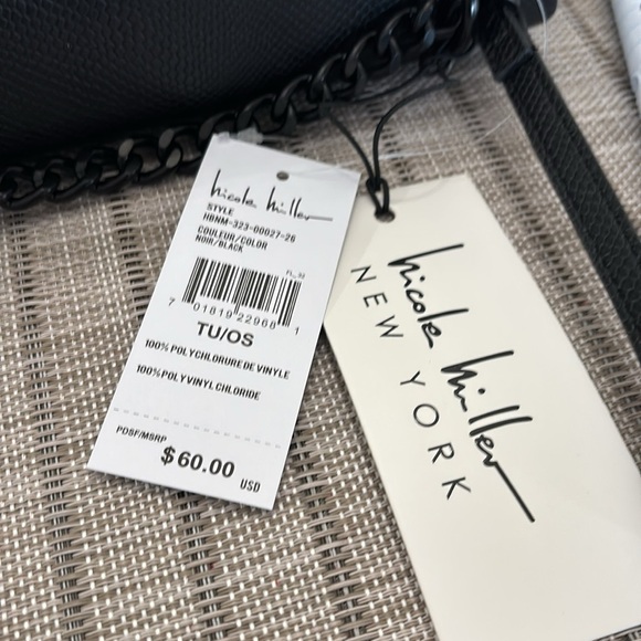 Nicole Miller New York Black embossed snakeskin print - Picture 11 of 11